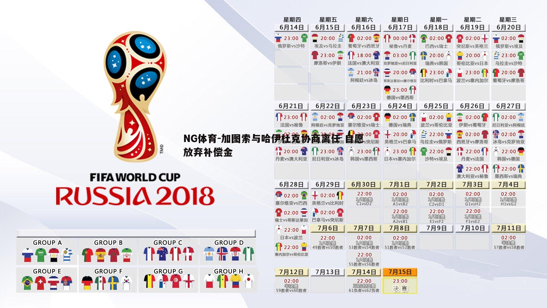 加图索与哈伊杜克协商离任 自愿放弃补偿金